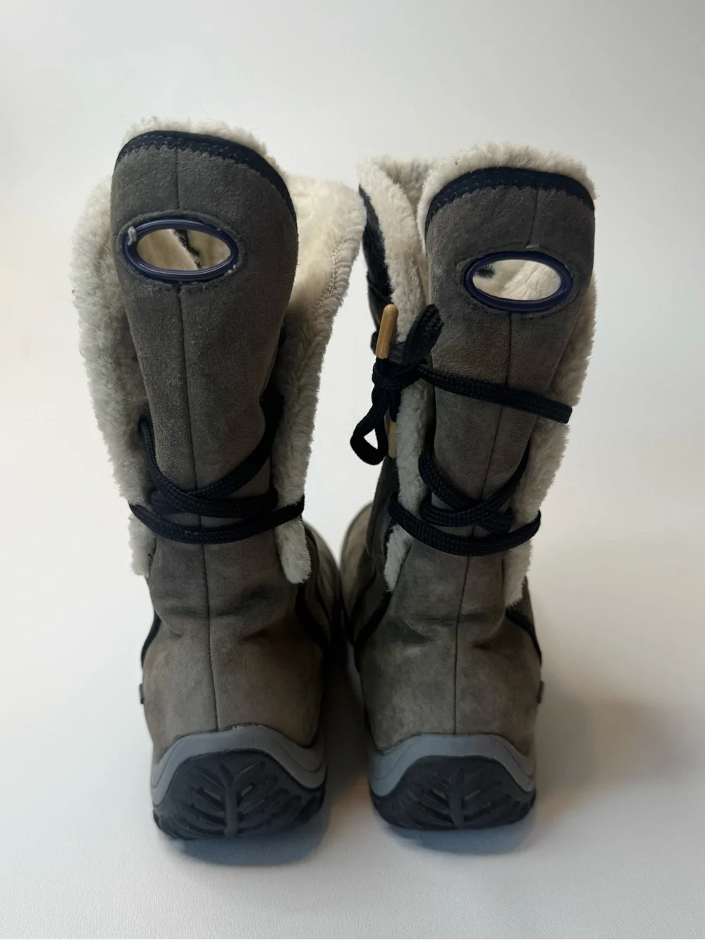 Patagonia Attlee Tie Leather Boots Cold Weather Outdoor Size 7